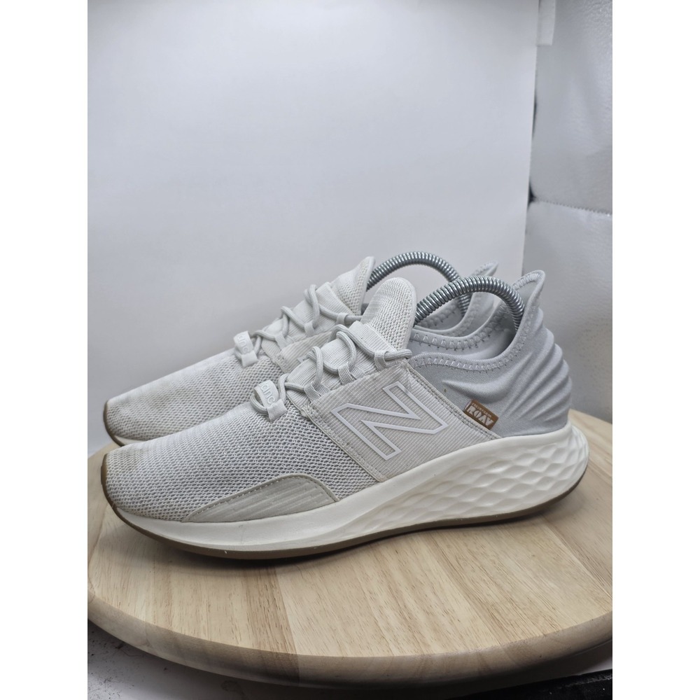 Womens Size 9 - New Balance Fresh Foam Roav v1 White Gray Running Shoes Sneakers